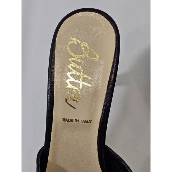 Butter Aversa Leather Kitten Heels Sandals Shoes Pumpkin 1525 Women's 7.5 NEW - Picture 7 of 11